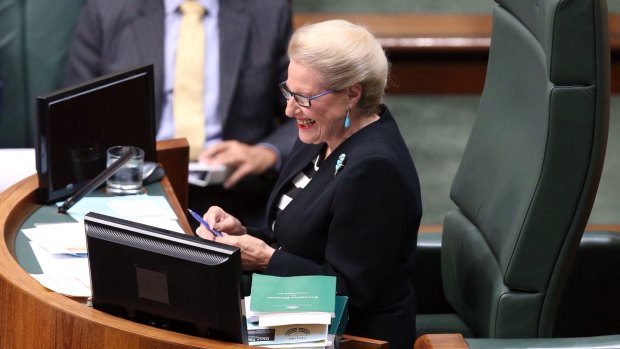 Speaker Bronwyn Bishop during question time on Thursday.