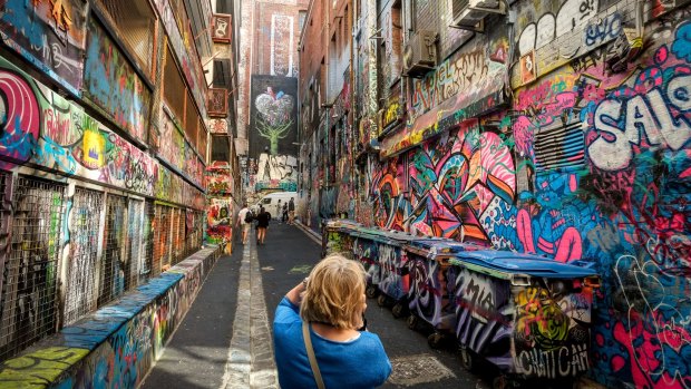 Street art-covered laneways are among Melbourne's most-visited cultural attractions.