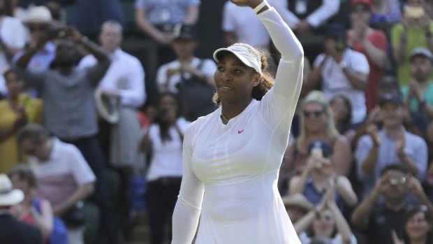 "It's been a long, arduous road but I always expected to come out and do the best I can do": Serena Williams.