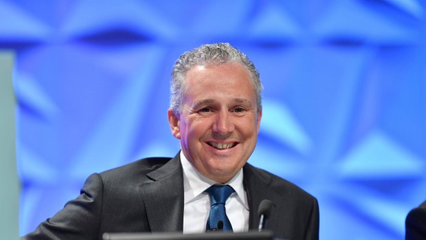 Telstra CEO Andrew Penn Penn’s decision not to front investors further angered investors.