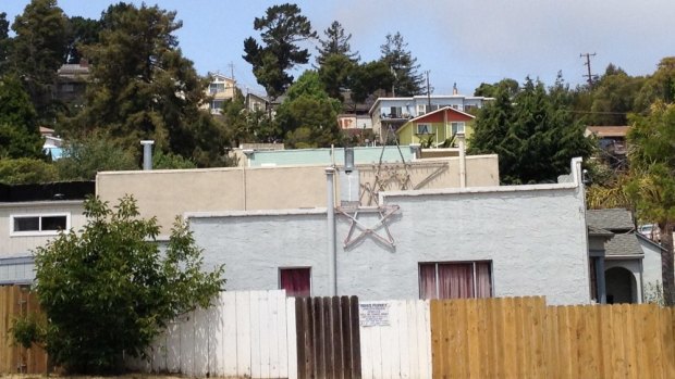 Almost every home and business in Brisbane, California, is adorned with large stars that are lit up in the lead-up to Christmas. 
