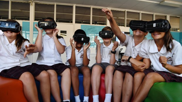 "It opens up a world outside school":  Year 7 students at Campbelltown Performing Arts High School are using virtual and augmented reality to solve real-world problems.