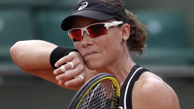 Sam Stosur exits the French Open.