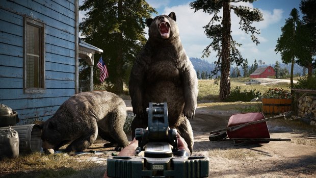 Far Cry 5 swaps the Himalayan mountains for American valleys.