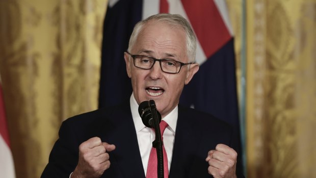 Prime Minister Malcolm Turnbull at the White House in February.