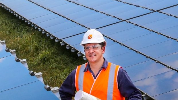 Joining the solar rush: Lance Moody, solar project manager for Sun Metals Corp.