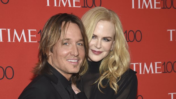Keith Urban, left, and Nicole Kidman attend the Time 100 Gala celebrating the 100 most influential people in the world in April.