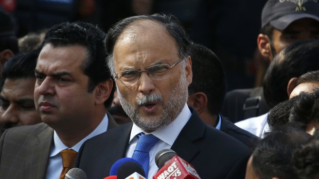 Pakistani Interior Minister Ahsan Iqbal survived the assassination attempt.