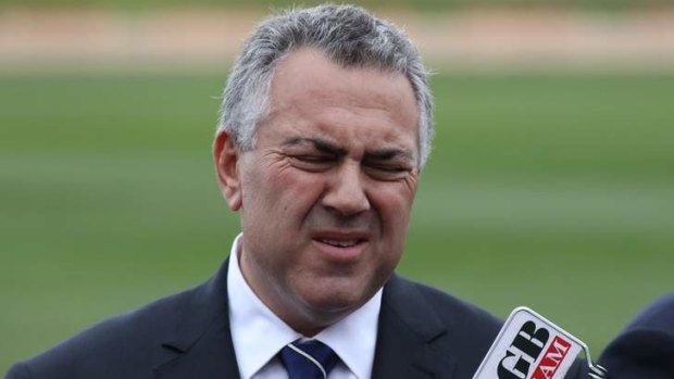 Joe Hockey cops flak from colleagues for his gaffe.
