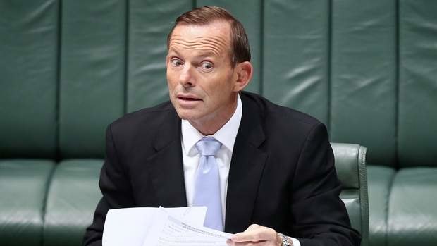 Prime Minister Tony Abbott arrives for question time on Thursday. Photo: Alex Ellinghausen