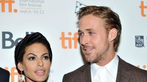  Eva Mendes and Ryan Gosling attend 'The Place Beyond The Pines' premiere during the 2012 Toronto International Film Festival.