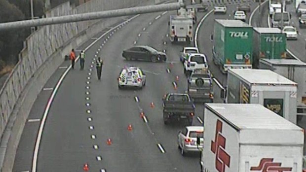 Accident on the Monash Freeway on November 16.