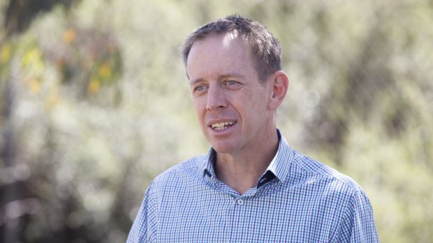 Climate change minister Shane Rattenbury: the ACT will bring its zero net emissions deadline forward after recommendations from the Climate Council. 