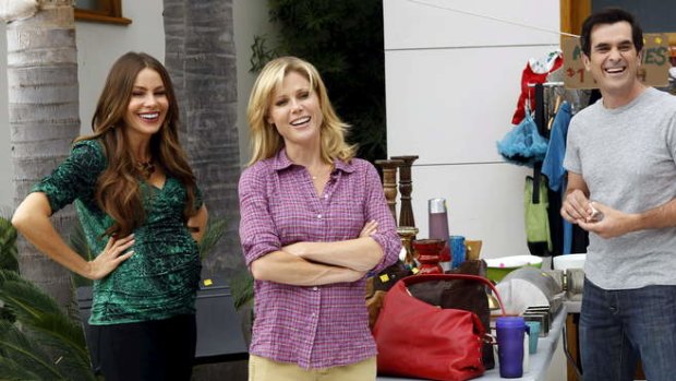 A scene from the TV series <i>Modern family</i>.