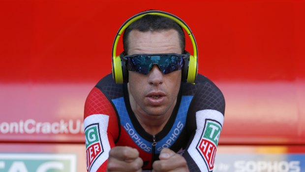 On the move: Richie Porte is into the top ten.