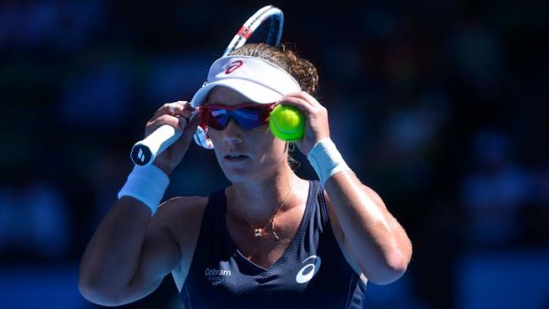 Another early exit ... Sam Stosur departs her home slam in the second round.