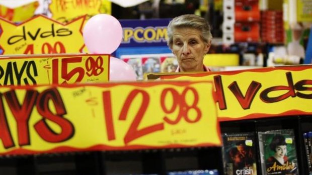JB Hi-Fi shares fell as much as 10 per cent on Wednesday. 