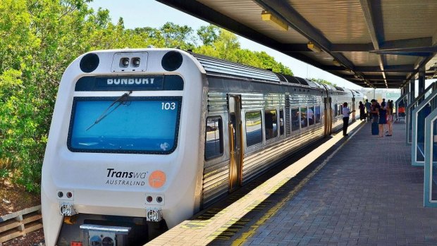 The Australind service to Bunbury has been delayed following a crash.