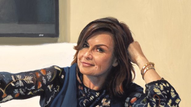 Peter Smeeth's portrait of Lisa Wilkinson.