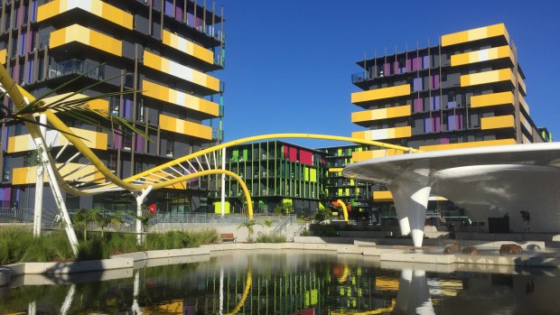 The Commonwealth Games athletes' village on the Gold Coast.