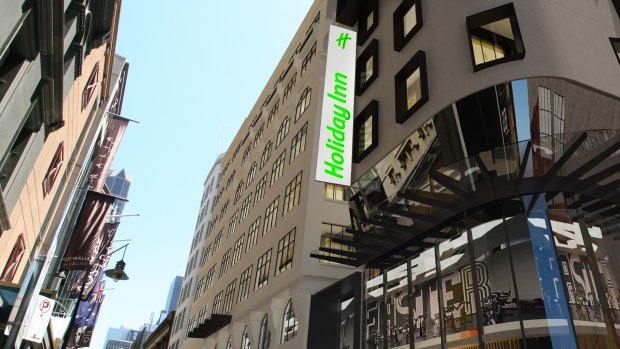 A dual-branded Hotel Indigo and Holiday Inn will open on Bourke Street mall.