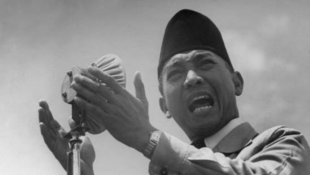 Sukarno,  Indonesia's founding father and first president.