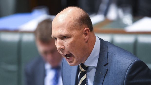 Home Affairs Minister Peter Dutton will have new powers under the laws.