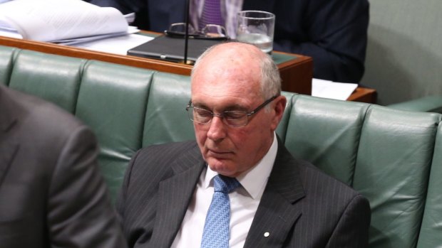 Prime Minister Malcolm Turnbull and Deputy Prime Minister Warren Truss during question time on Thursday.