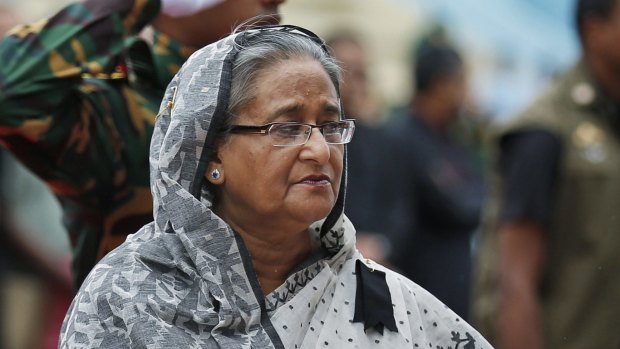 Bangladeshi Prime Minister Sheikh Hasina.