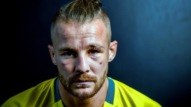 Determined: Tom Connor trained at night for a year before cracking the Australian sevens squad.