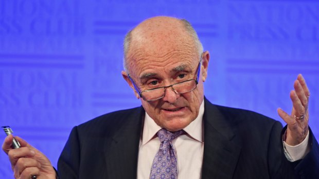 Former ACCC chair Allan Fels  leans towards legislation that would restrict bank involvement in wealth management.