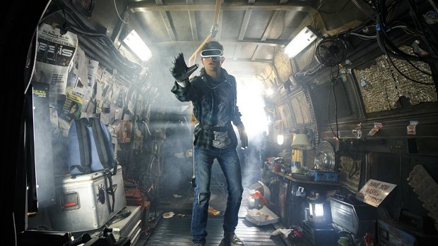 Whose world is this anyway? Scene from the film Ready Player One.