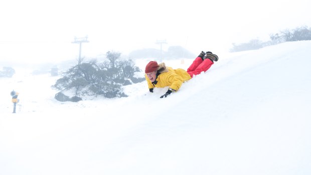 About 20cm of fresh snow fell at Perisher last weekend.