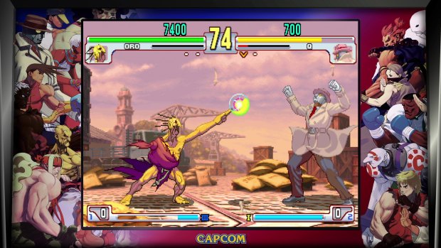 Things get weird in Street Fighter III.