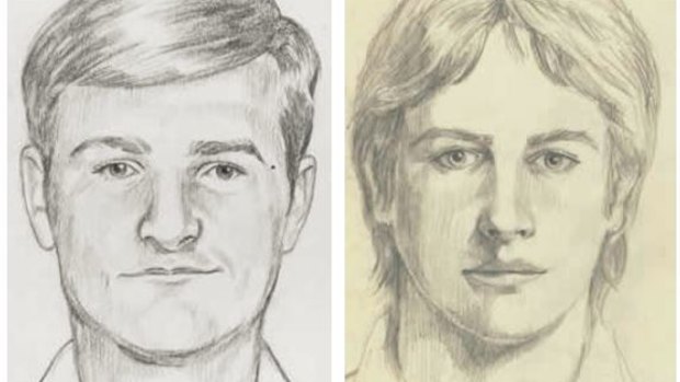 Police sketches of the Golden State Killer.