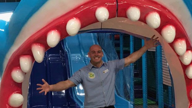 Mr L'Estrange opened the first Croc's Playcentre in New South Wales. 