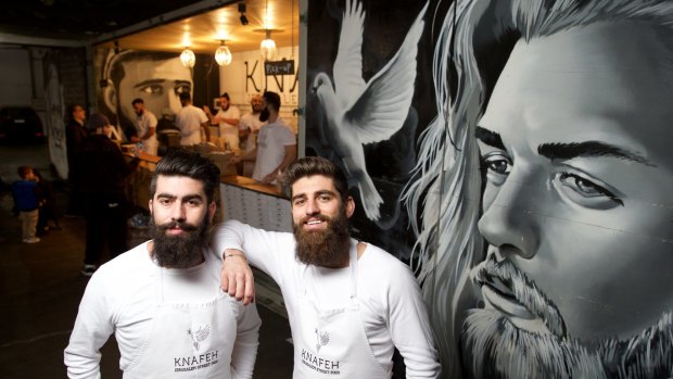 The Knafeh Bakery, aka the bearded bakers, are heading to The Souq at the National Museum of Australia.