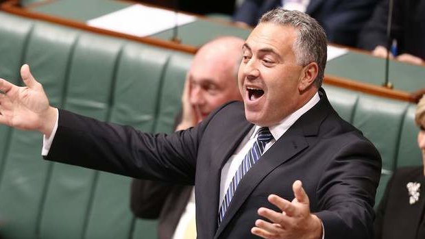 Treasurer Joe Hockey during question time. Photo: Alex Ellinghausen