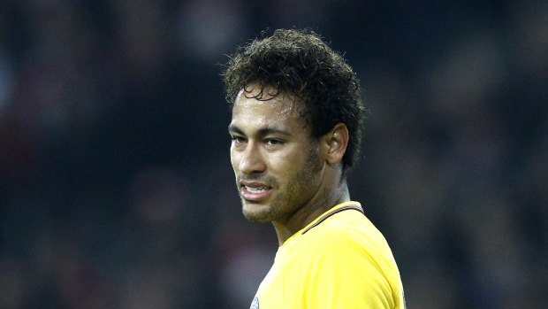 On the mend: Neymar says he will return next month.