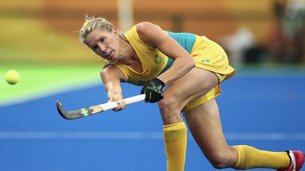 Jodie Kenny was on target on return for the Hockeyroos.