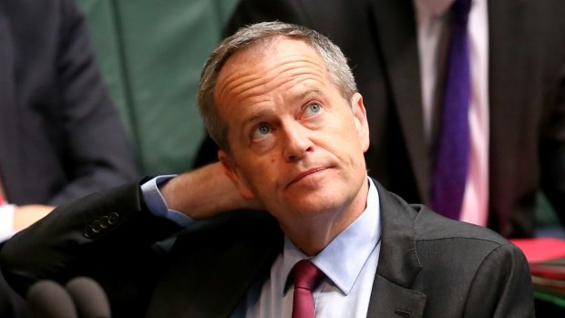 Opposition Leader Bill Shorten during question time on Tuesday.