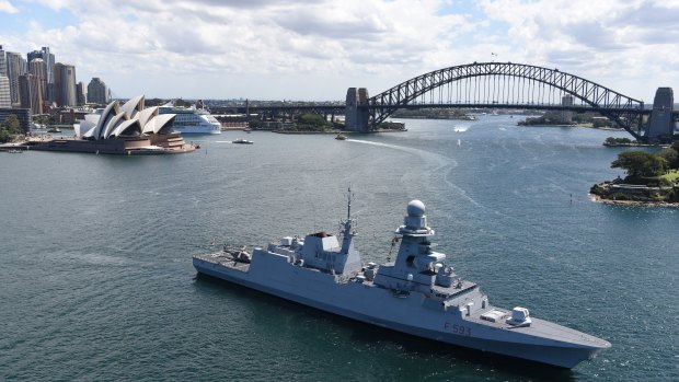 The FREMM, a frigate built by Italian firm Fincantieri, is one of the bids for Australia's next fleet.