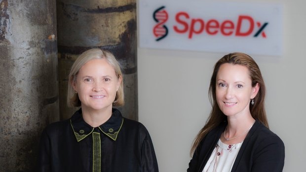 SpeeDx co-founders Alison Todd and Elisa Mokany.