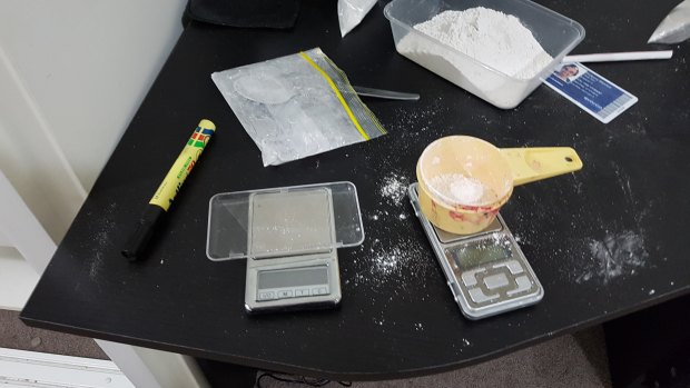 Drugs seized from a major Sunshine Coast syndicate operation by Queensland Police