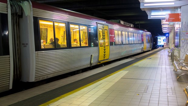 Paramedics were called to Fortitude Valley train station after the accident.