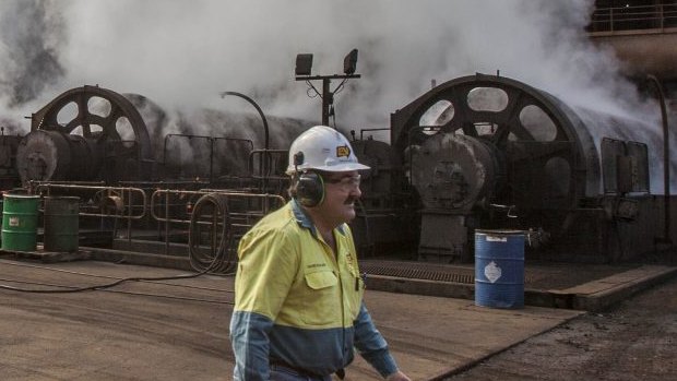 Queensland Nickel's refinery in Townsville.