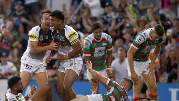 Awesome foursome: The Panthers playing Origin, including James Maloney and Tyrone Peachey, will prove costly for the club.