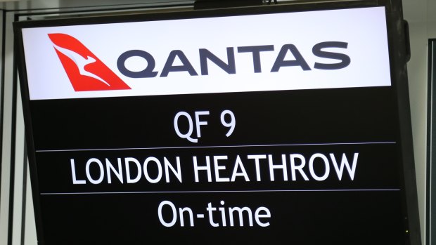 Flying to London with Qantas first class is much more expensive than economy.