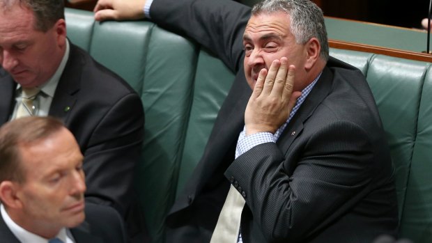 Treasurer Joe Hockey during question time on Tuesday.