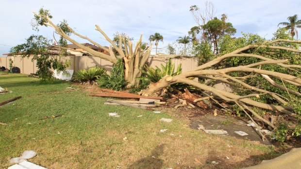 Storm damage at Kurnell.